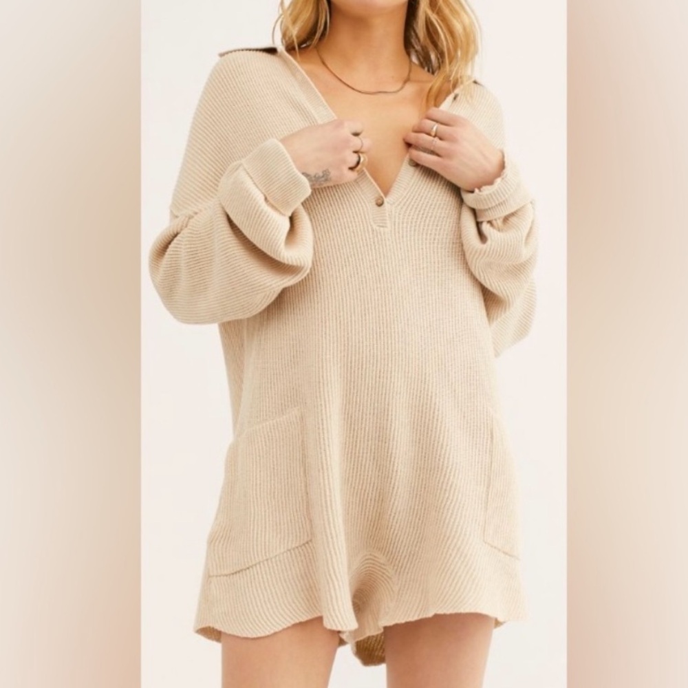 FP beach romper sweater